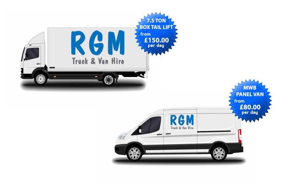 van hire Bedford